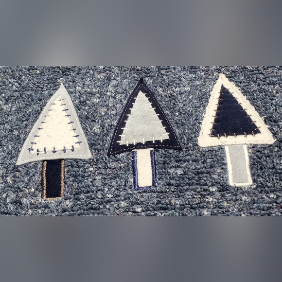 Vintage Brindar Embroidered Tree Sweater Blue Gray White Size 2XL - Picture 9 of 9